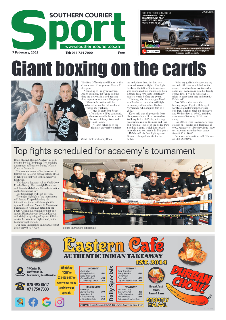 Southern Courier 7 Feb 2023 page 12