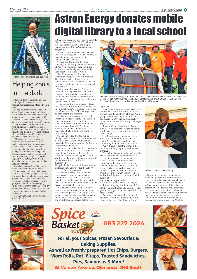 Southern Courier 7 Feb 2023 page 3