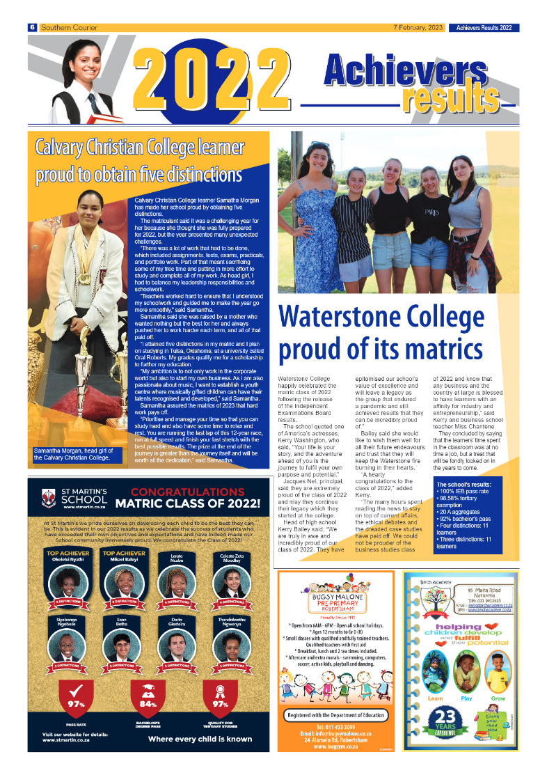 Southern Courier 7 Feb 2023 page 6