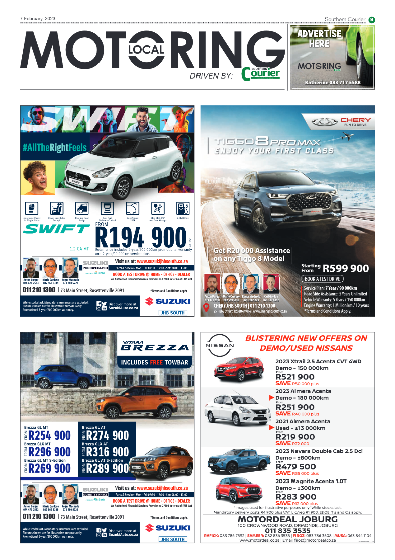 Southern Courier 7 Feb 2023 page 9