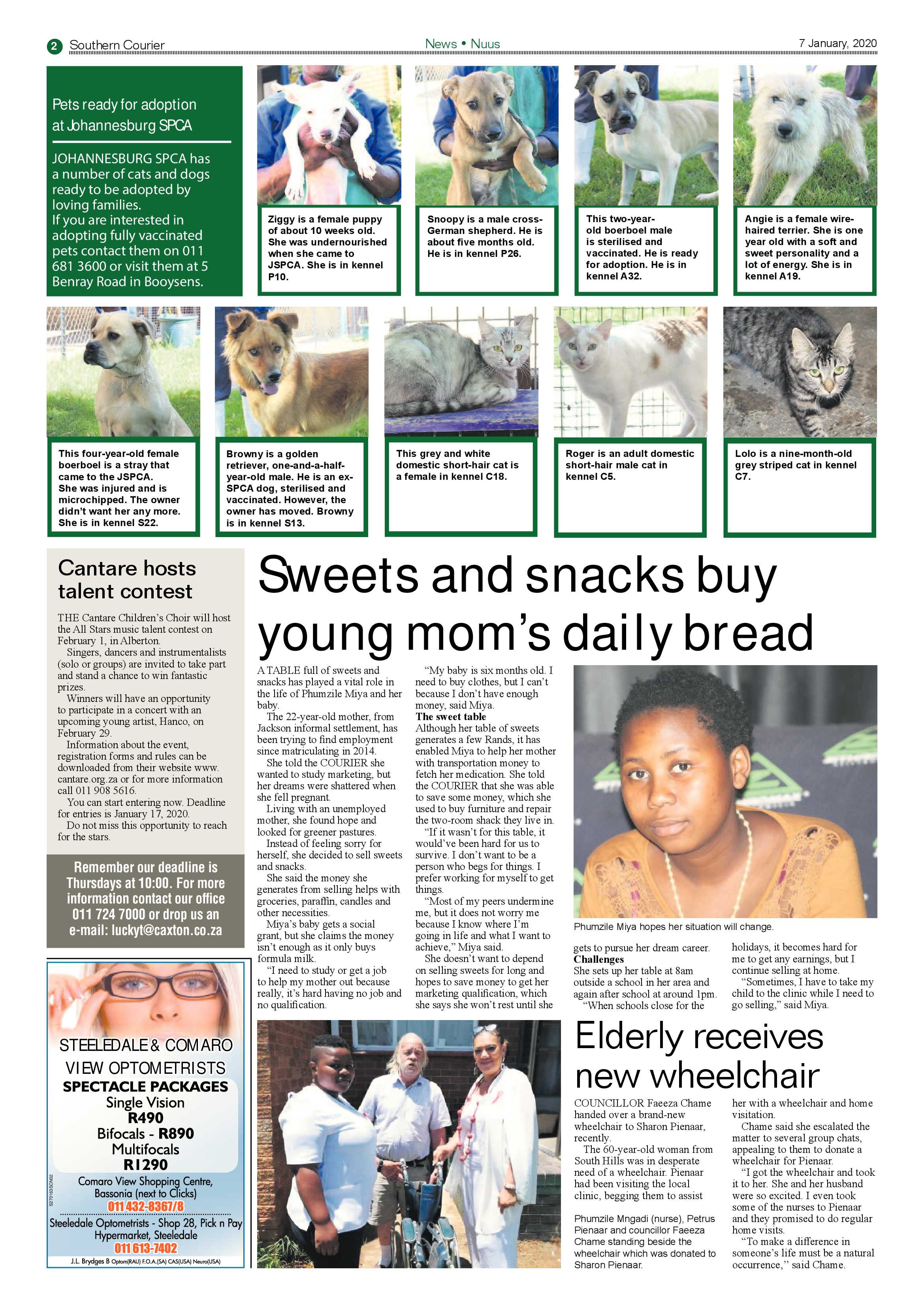 Southern Courier 7 January 2020 page 2