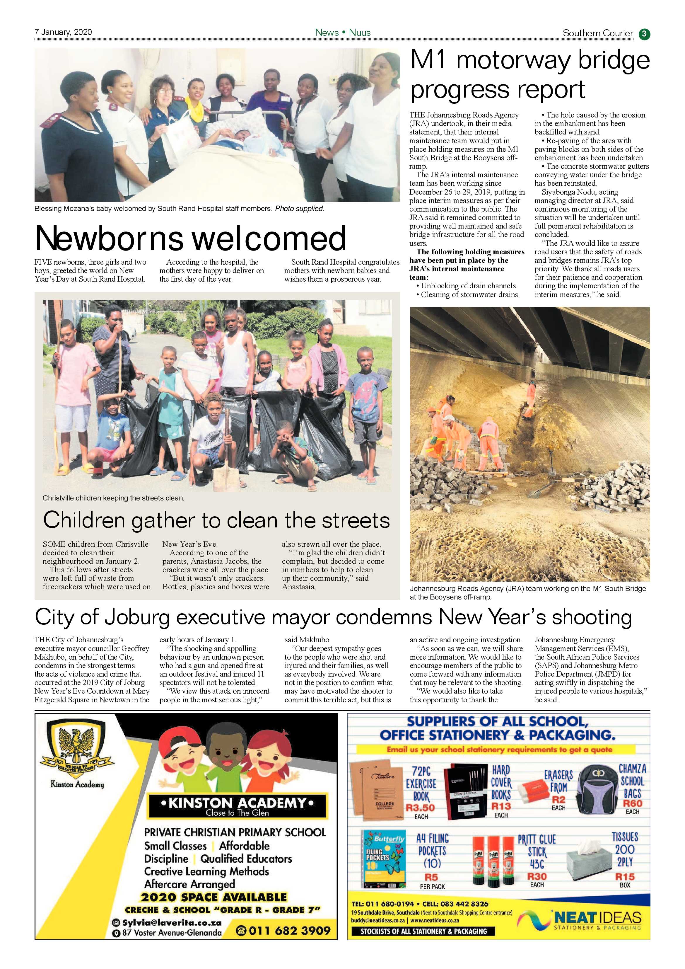 Southern Courier 7 January 2020 page 3