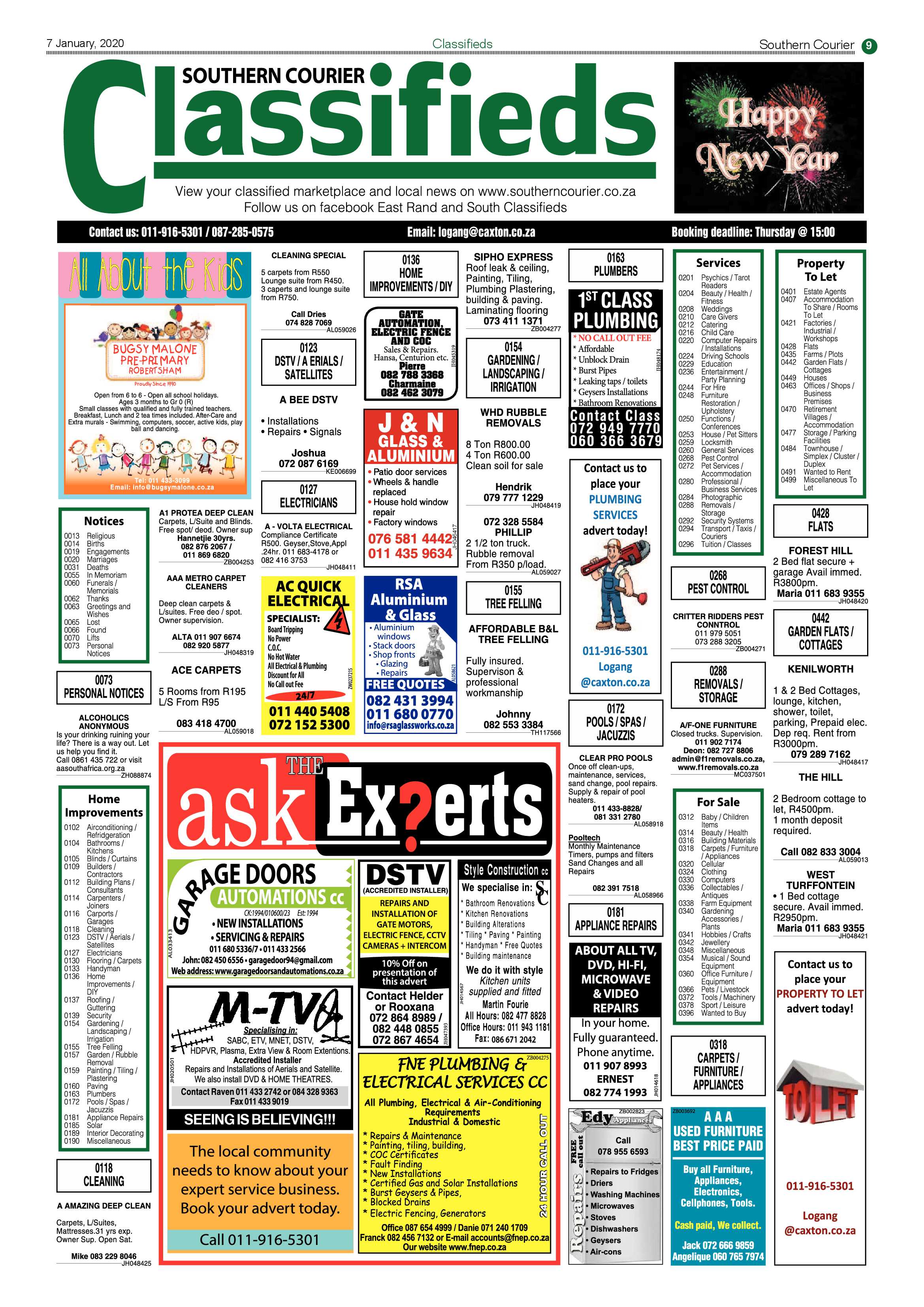 Southern Courier 7 January 2020 page 9