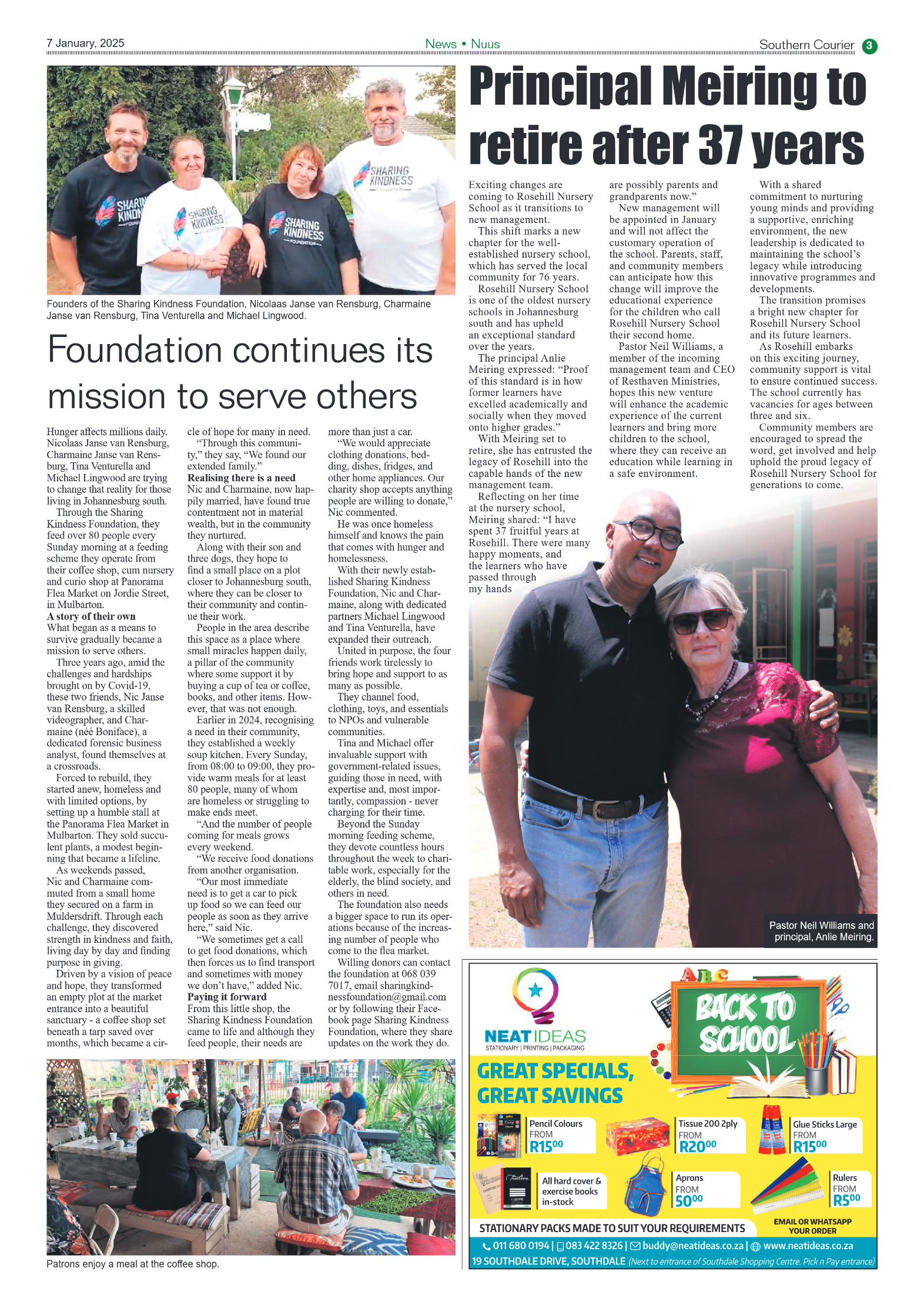 Southern Courier 7 January 2025 page 3