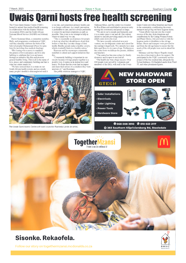 Southern Courier 7 March 2023 page 3