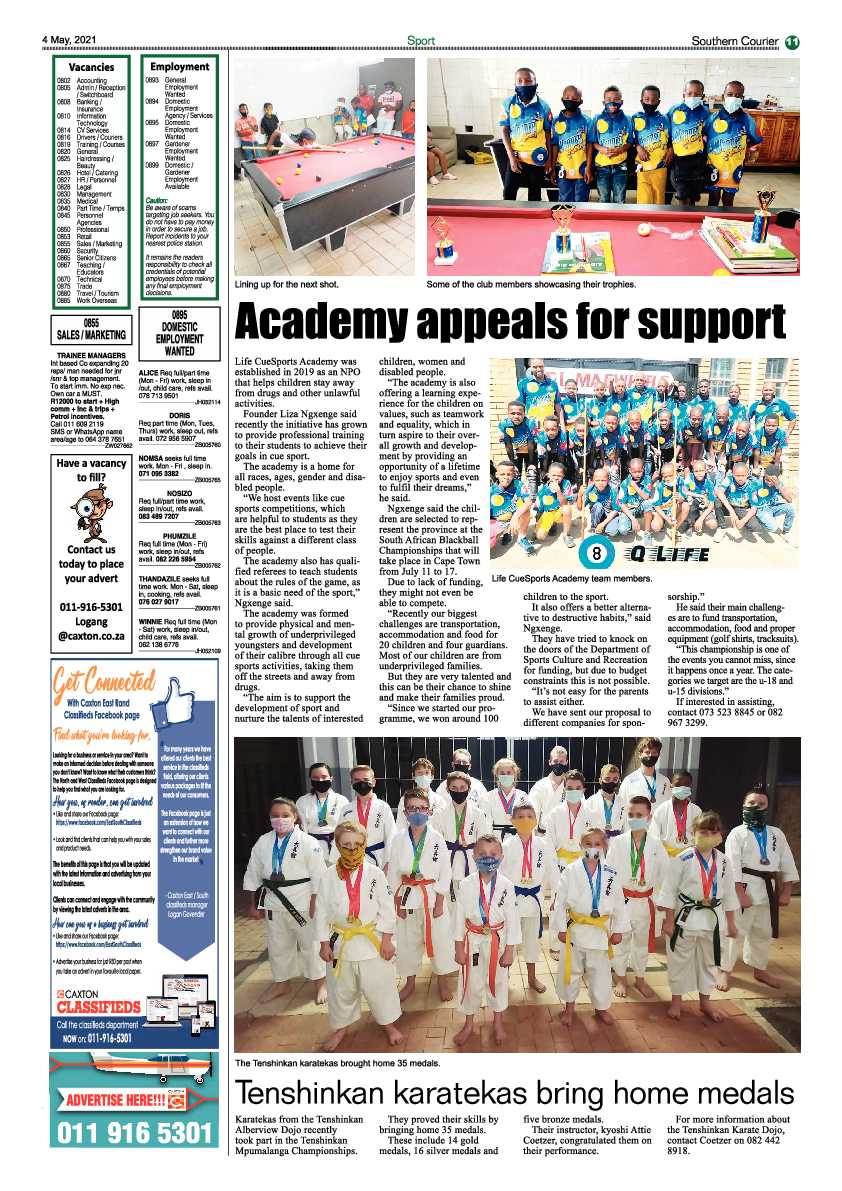 Southern Courier 7 May 2021 page 11