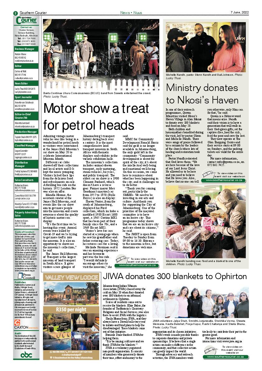 Southern Courier 7 June2022 page 2