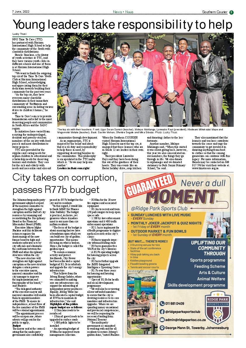 Southern Courier 7 June2022 page 3