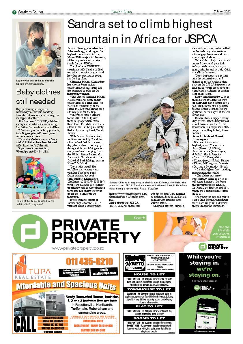 Southern Courier 7 June2022 page 8