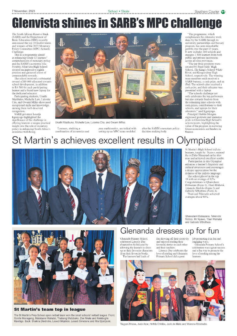 Southern Courier 7 November 2023 page 11
