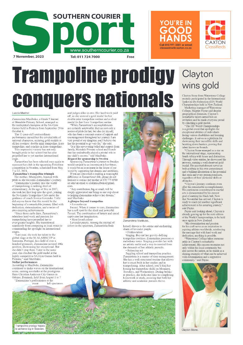 Southern Courier 7 November 2023 page 12