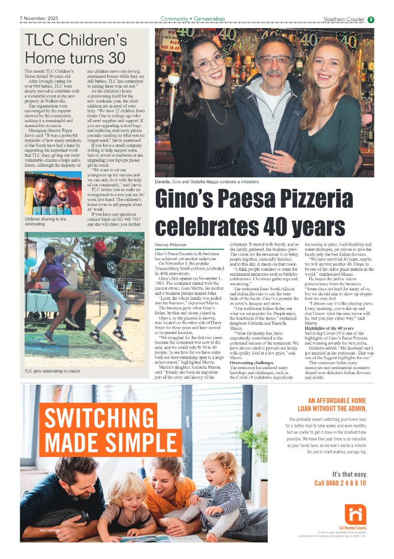 Southern Courier 7 November 2023 page 3
