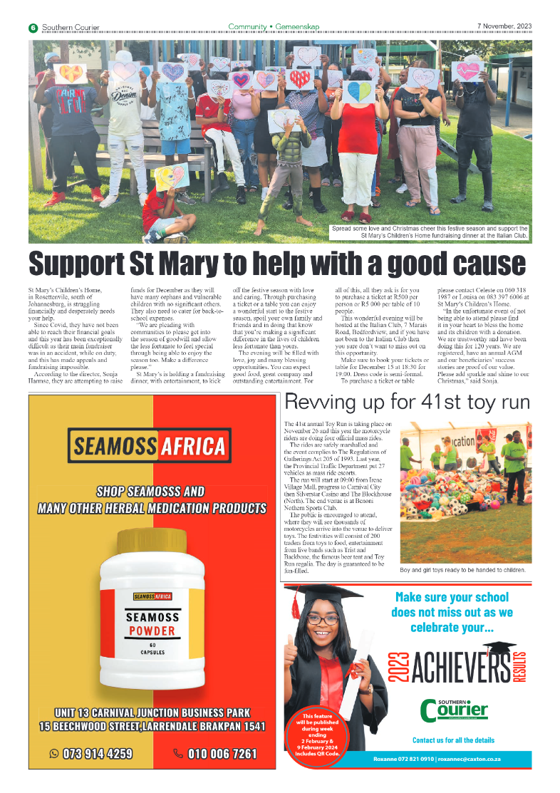 Southern Courier 7 November 2023 page 6