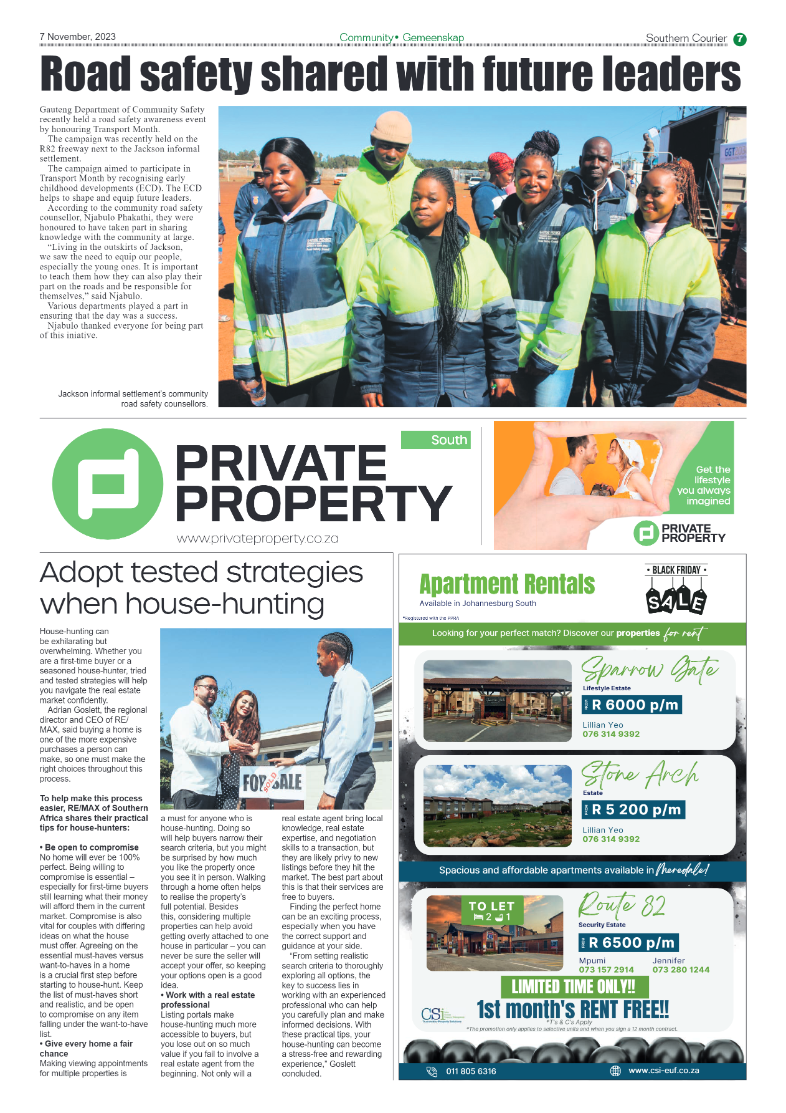 Southern Courier 7 November 2023 page 7