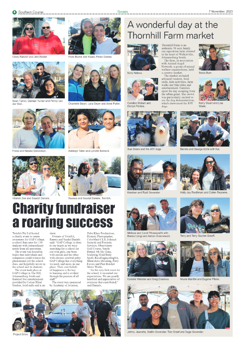 Southern Courier 7 November 2023 page 8