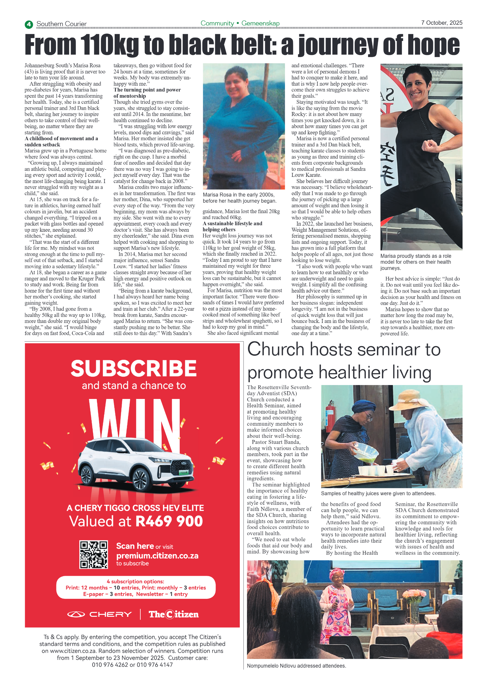Southern Courier 7 October 2025 page 4