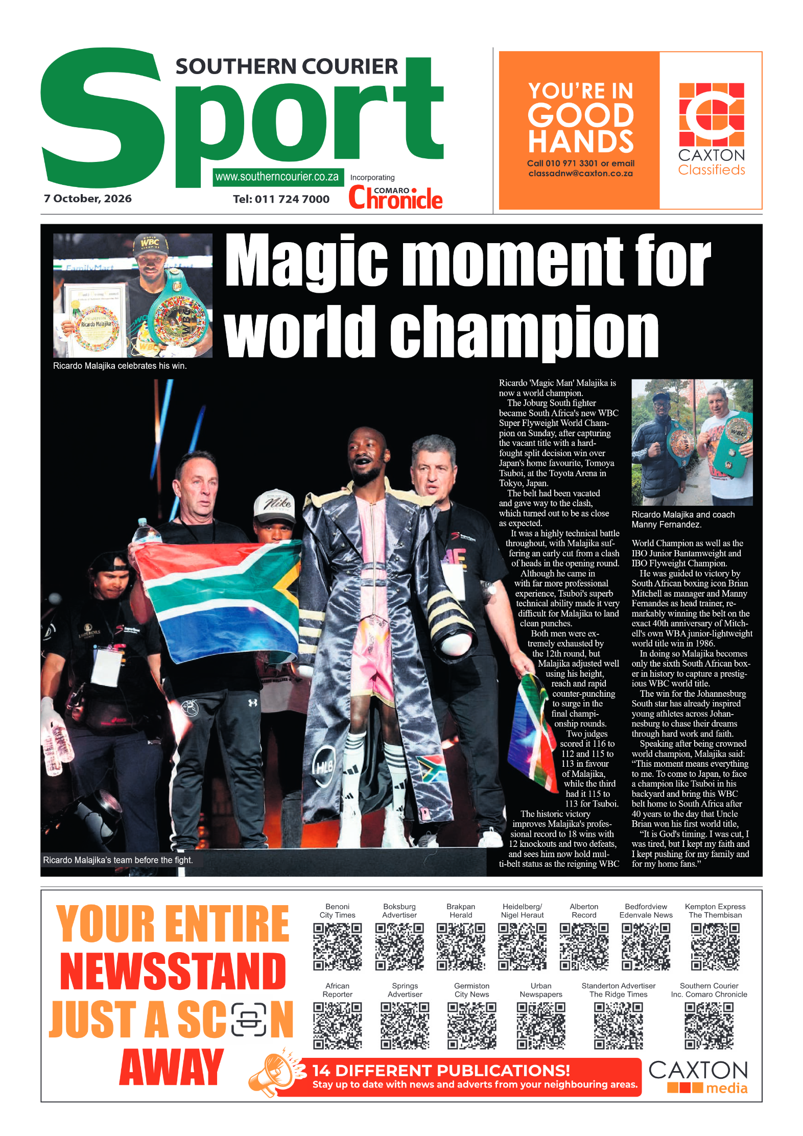 Southern Courier 7 October 2026 page 10