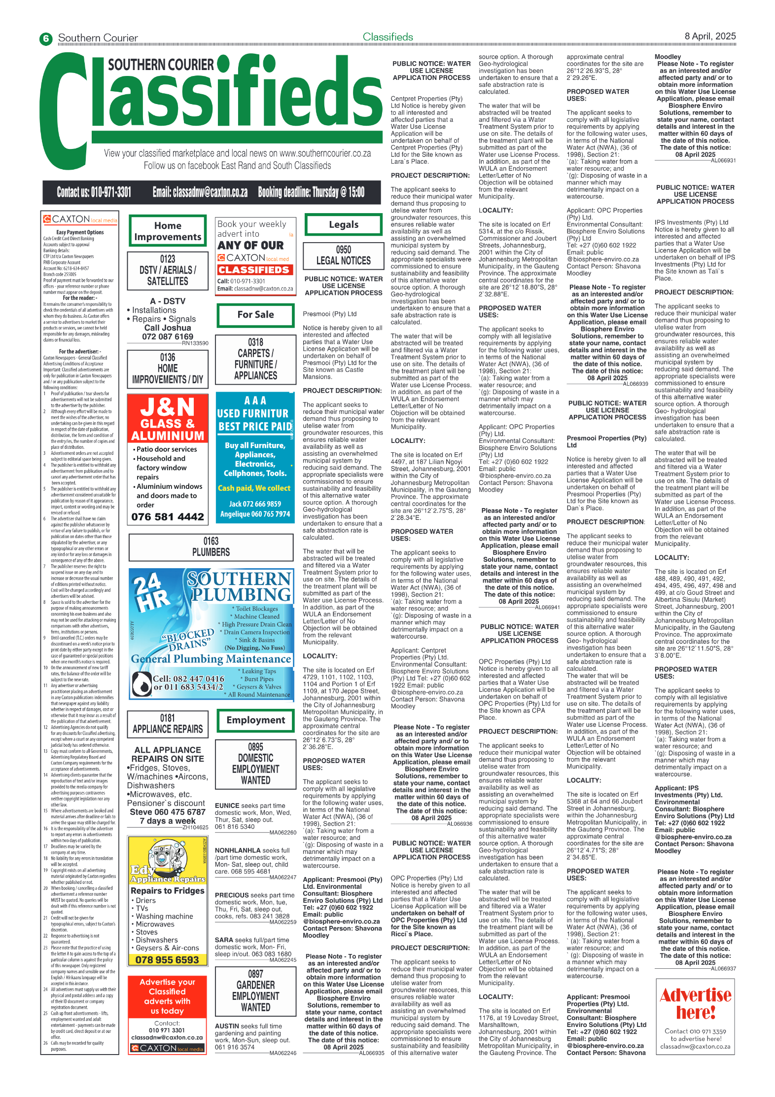 Southern Courier 8 April 2025 page 6
