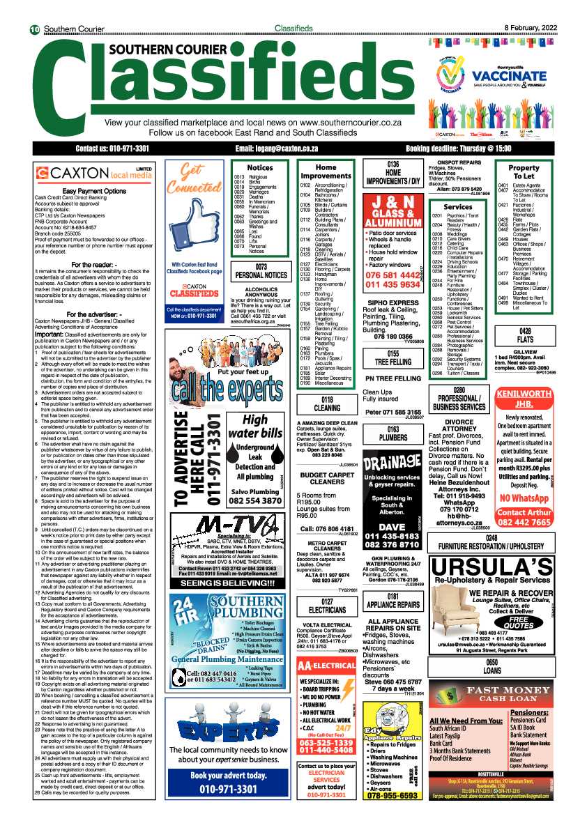 Southern Courier 8 February 2022 page 10