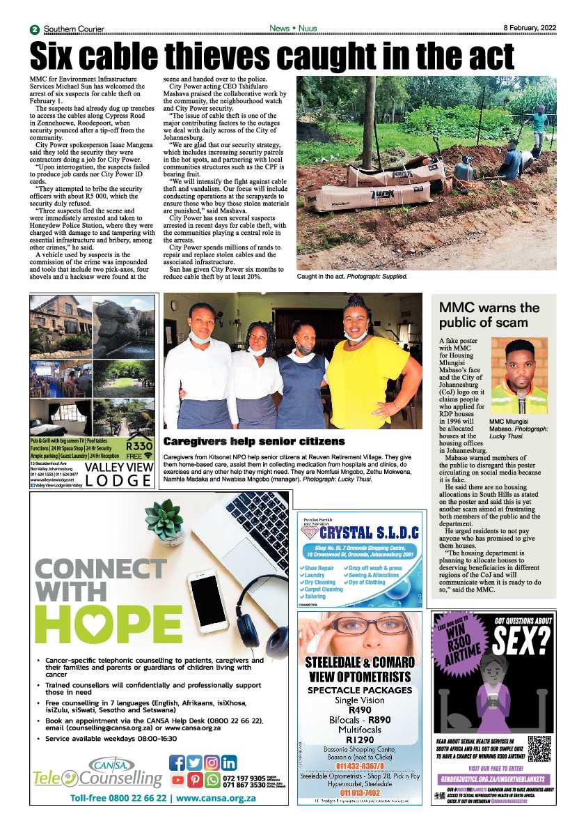 Southern Courier 8 February 2022 page 2
