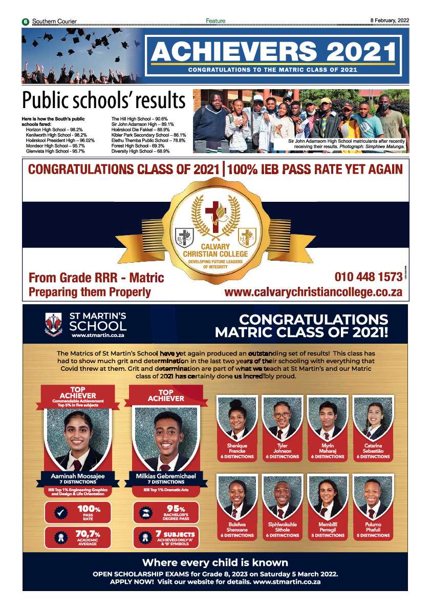 Southern Courier 8 February 2022 page 6