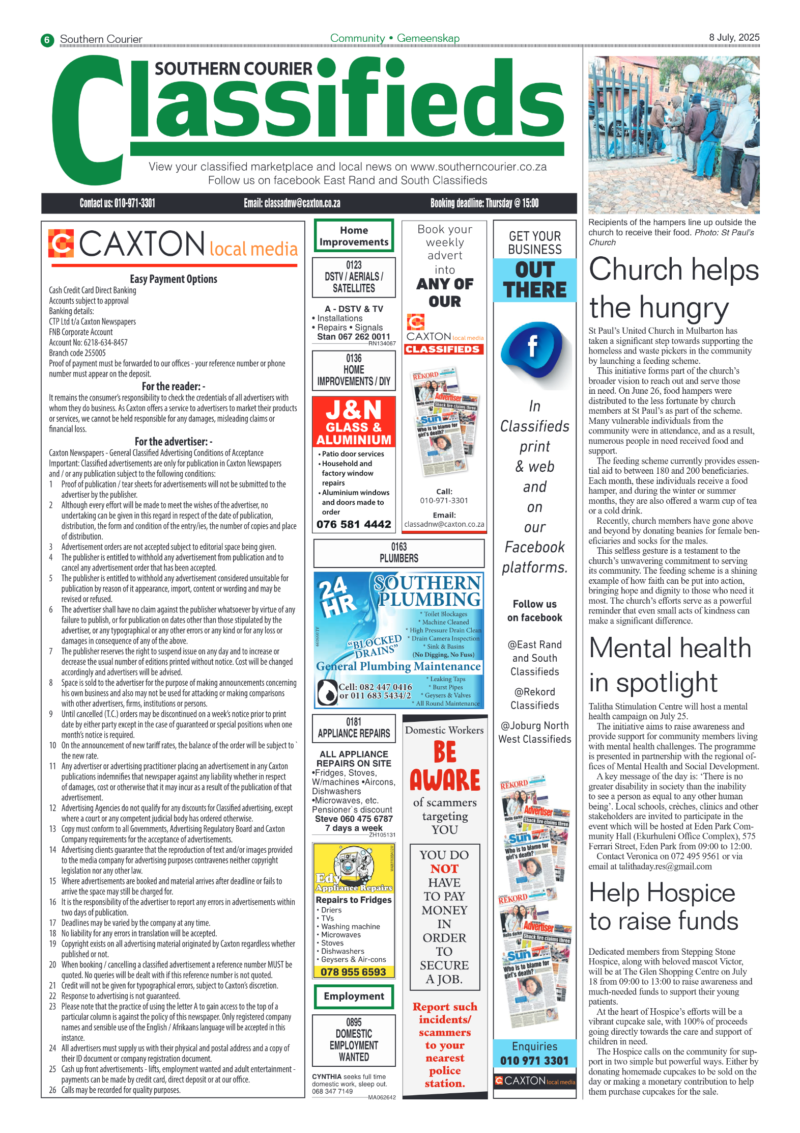 Southern Courier 8 July 2025 page 6