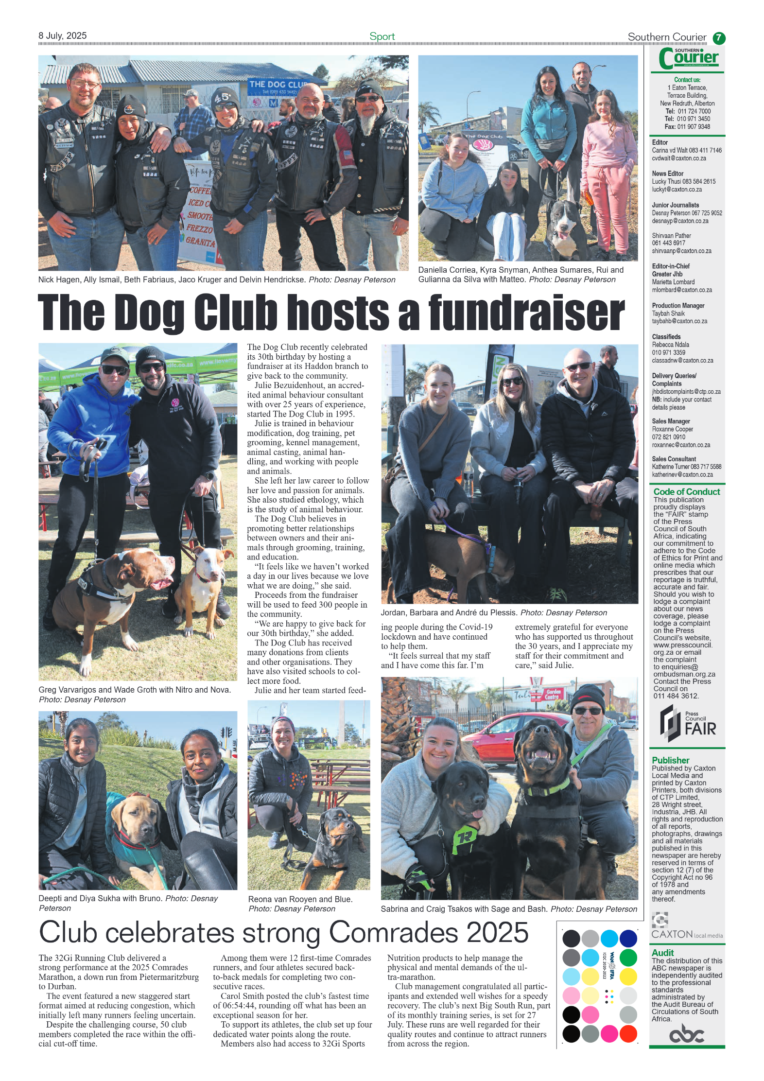 Southern Courier 8 July 2025 page 7