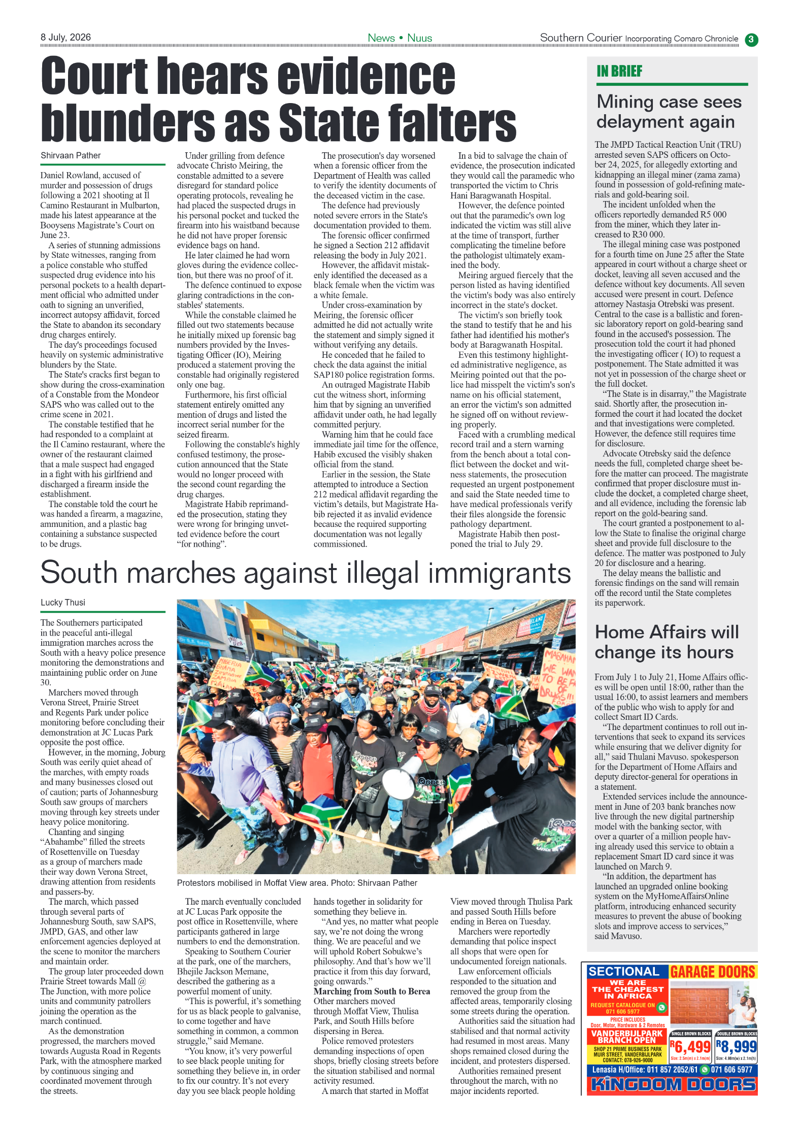 Southern Courier 8 July 2026 page 5