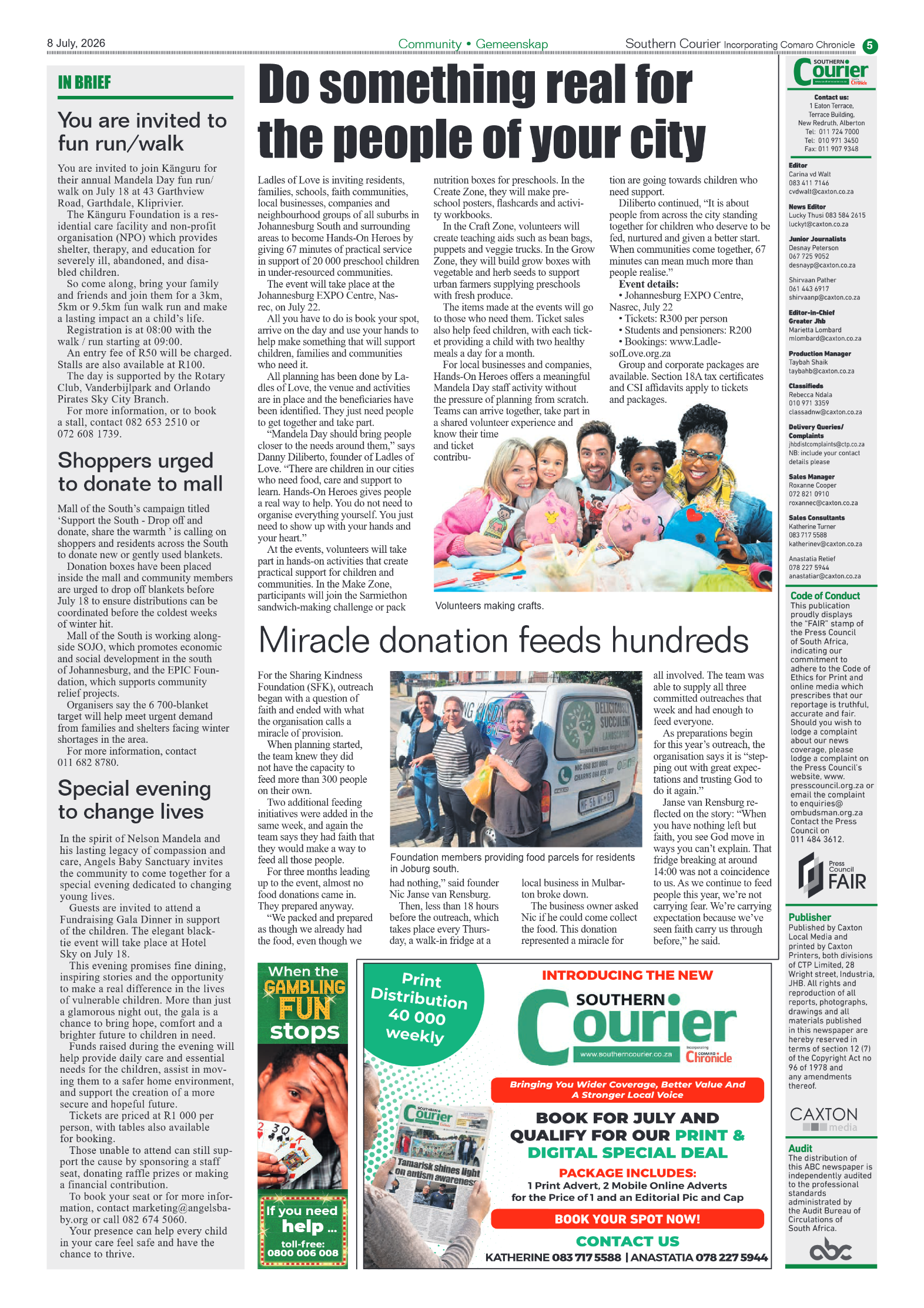 Southern Courier 8 July 2026 page 7