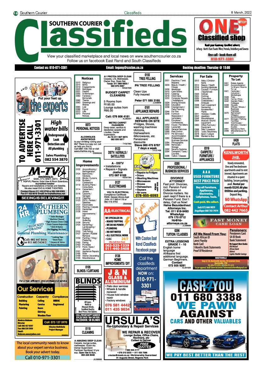 Southern Courier 8 March 2022 page 10