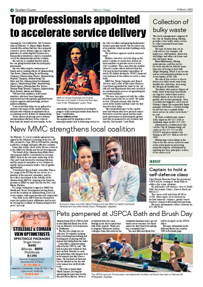 Southern Courier 8 March 2022 page 2