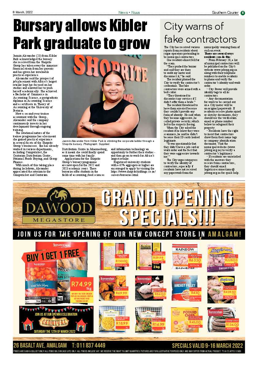 Southern Courier 8 March 2022 page 5