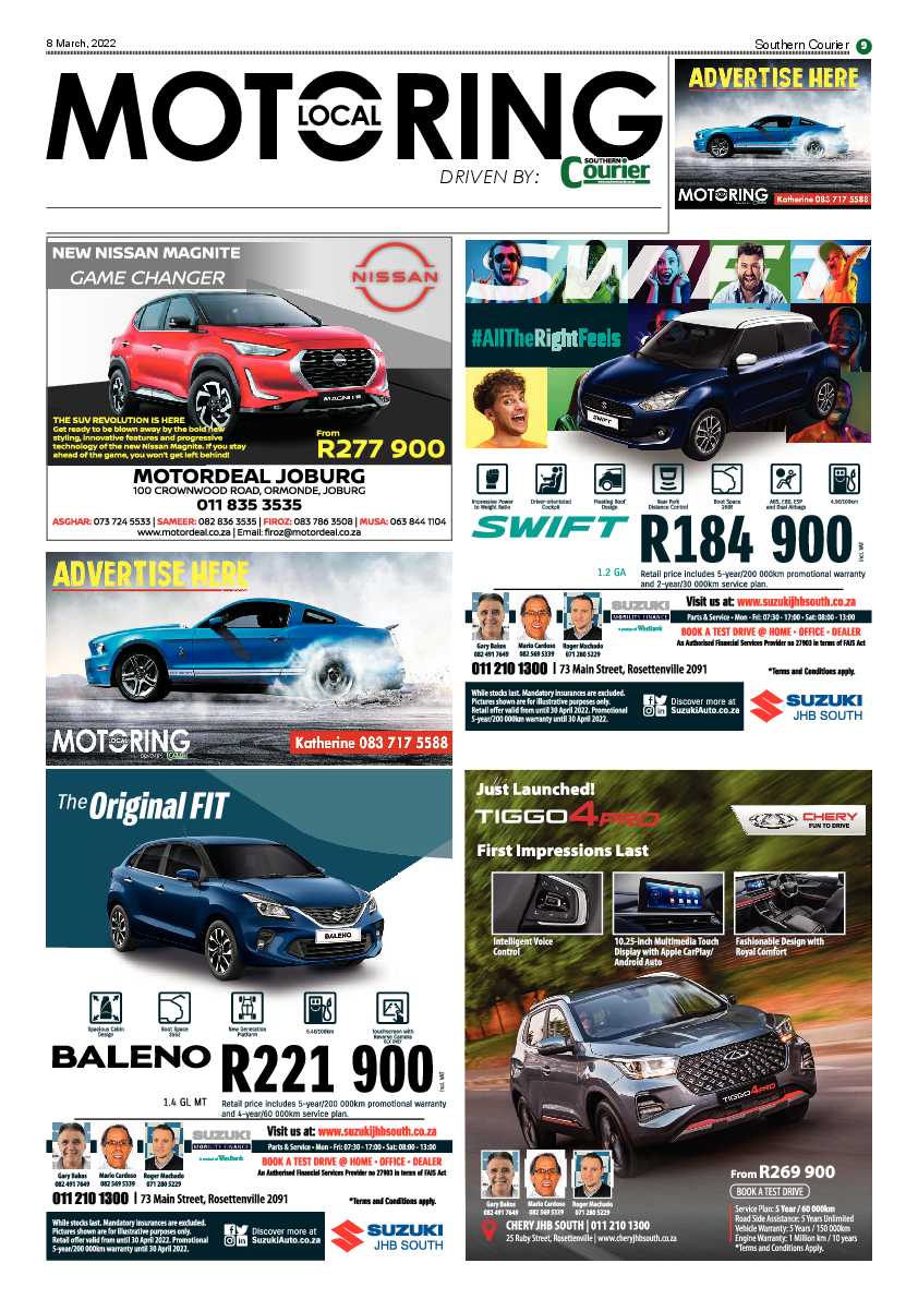 Southern Courier 8 March 2022 page 9