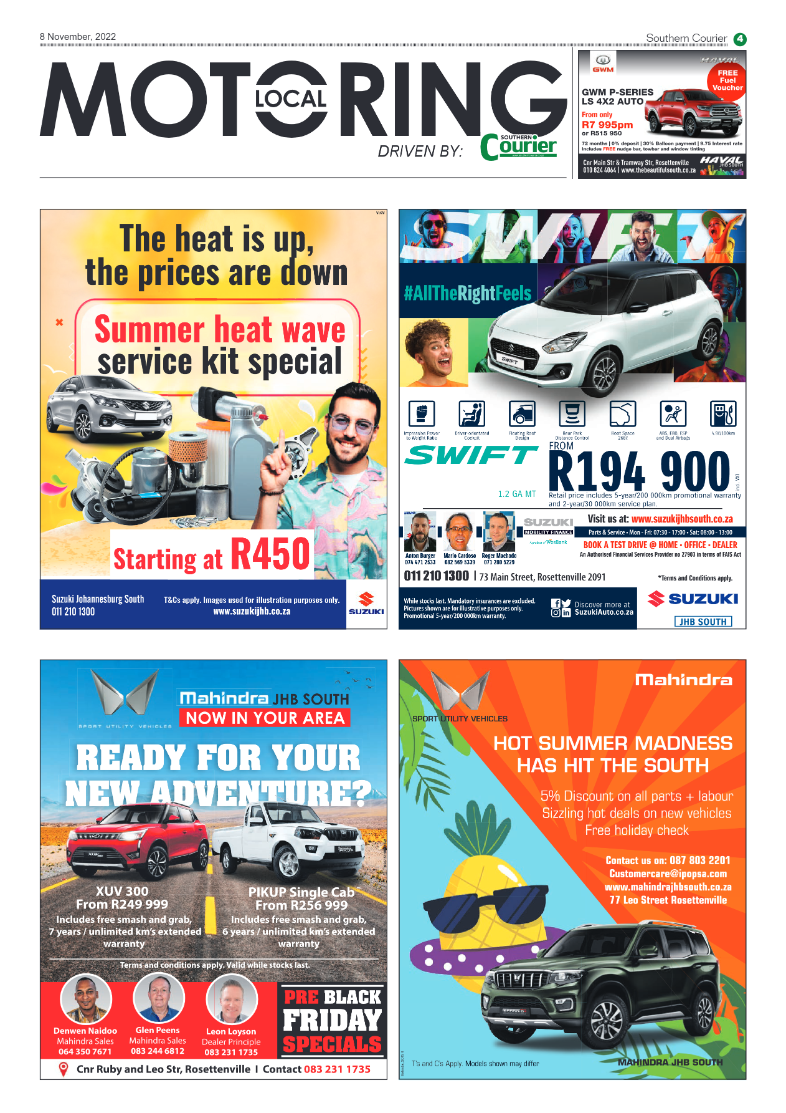 Southern Courier 8 Nov 2022 page 4