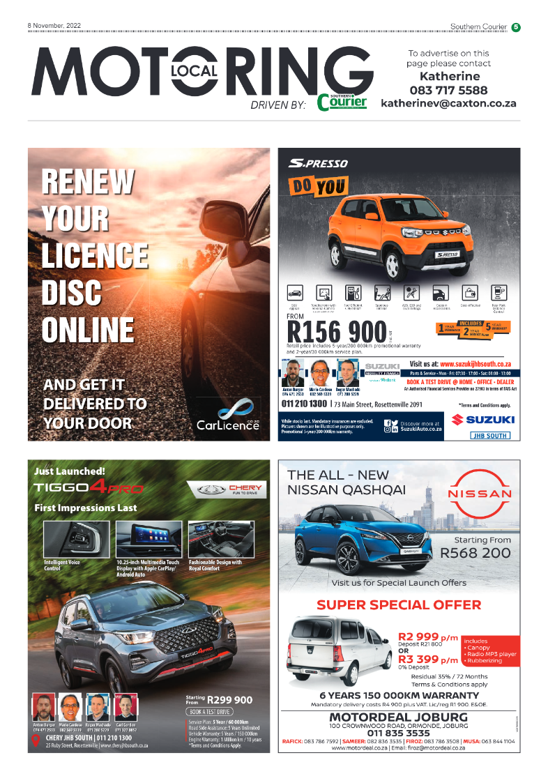 Southern Courier 8 Nov 2022 page 5