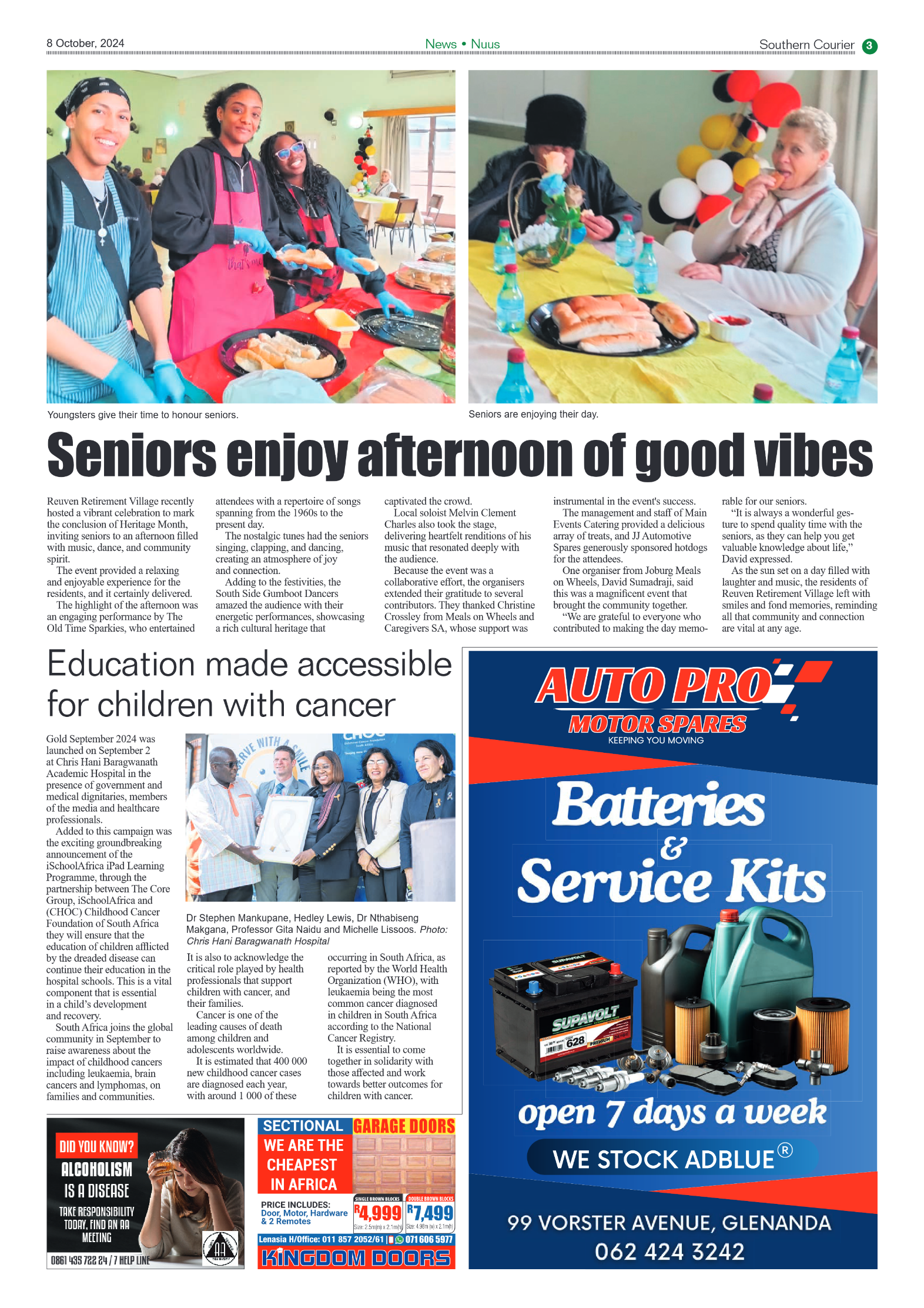 Southern Courier 8 October 2024 page 3