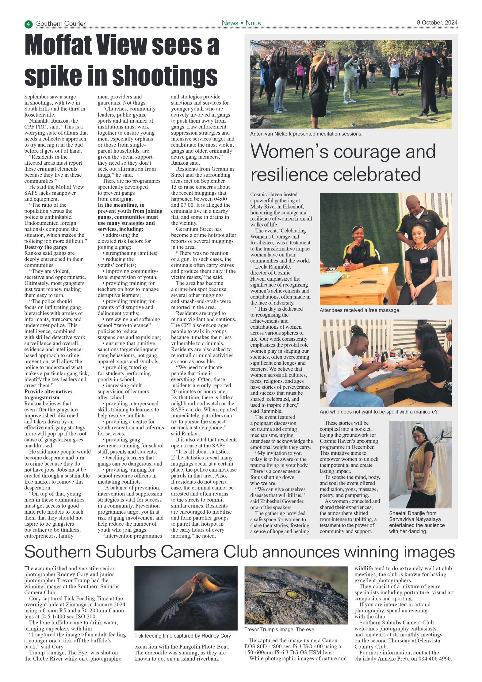 Southern Courier 8 October 2024 page 4