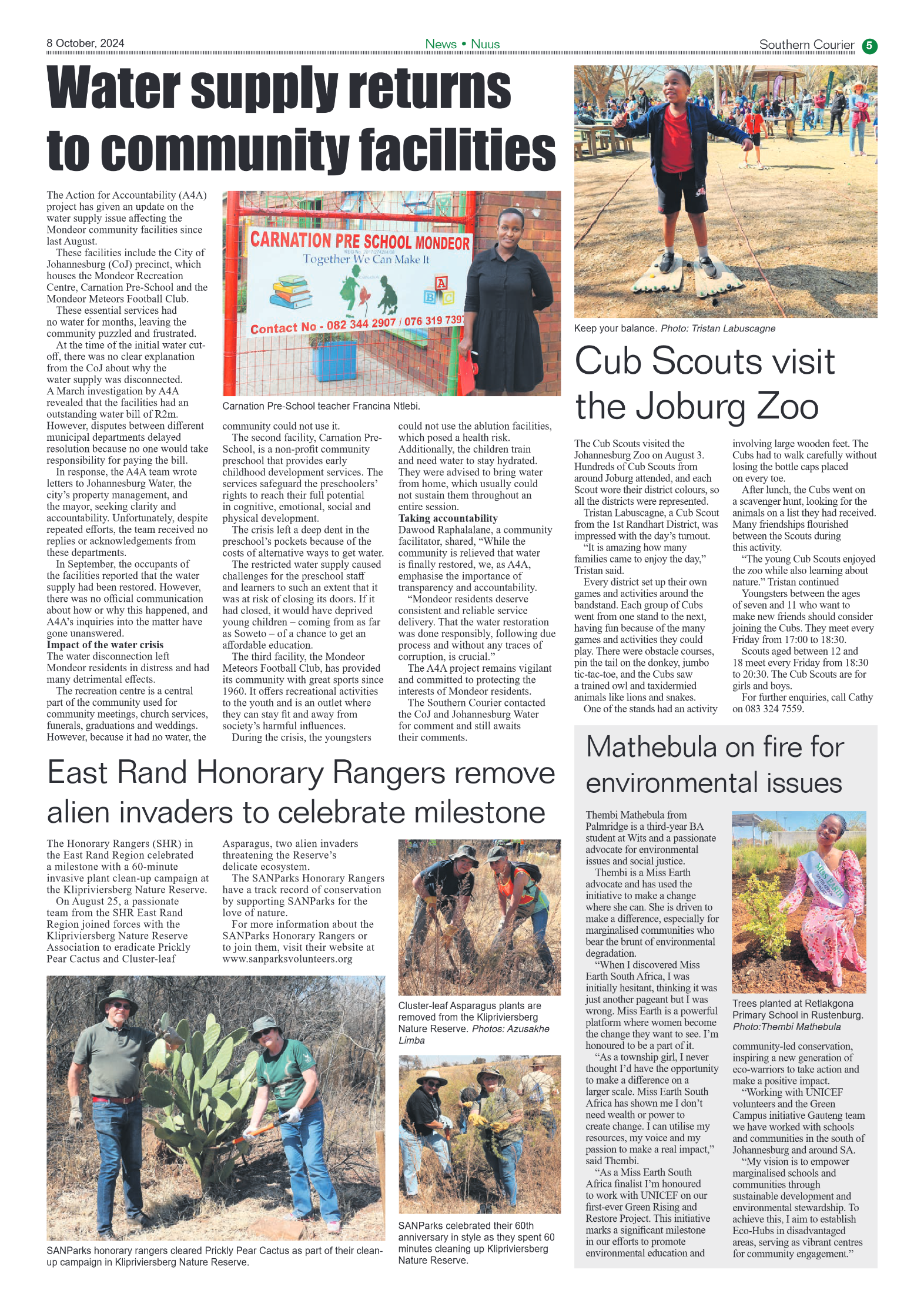 Southern Courier 8 October 2024 page 5