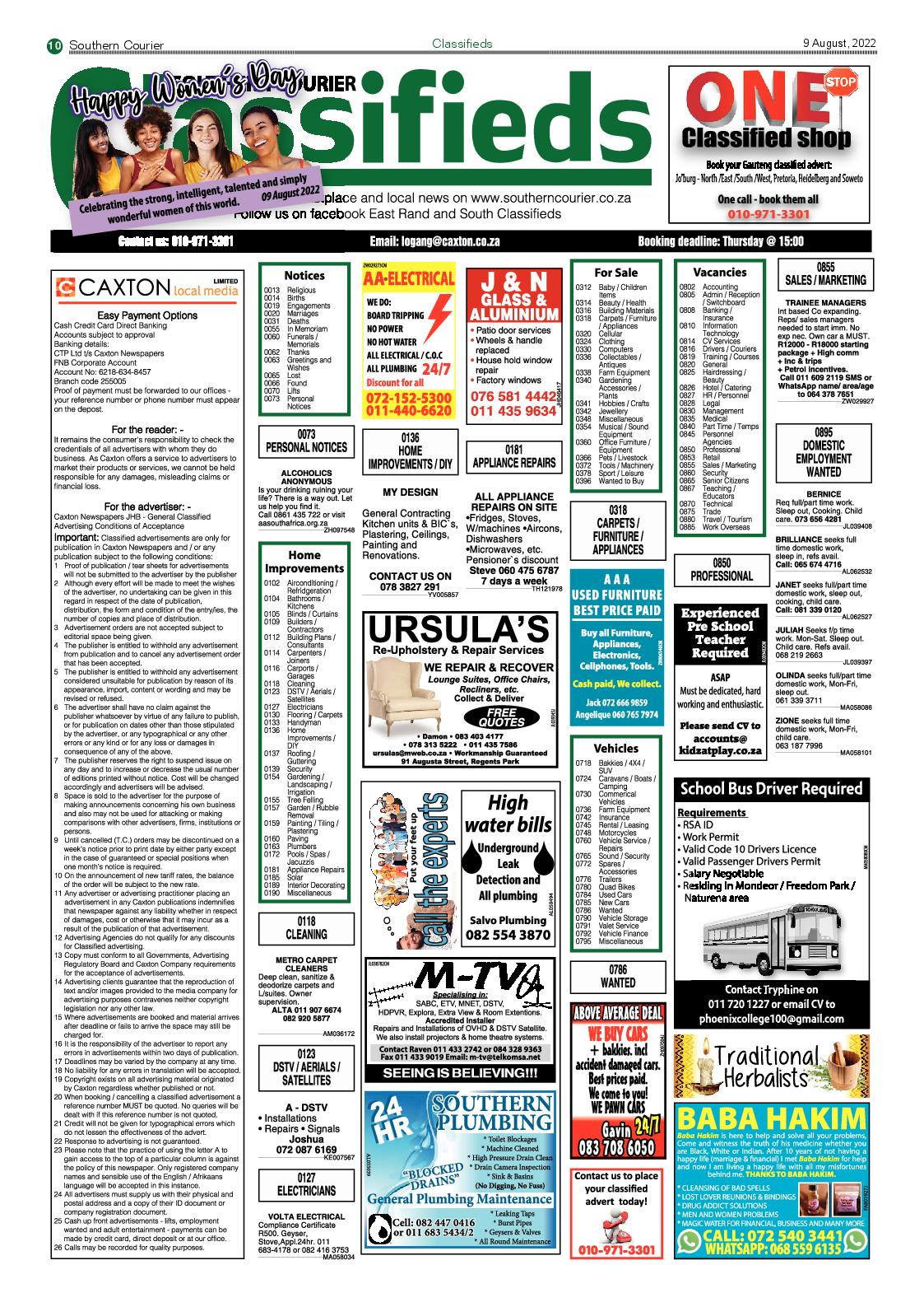 Southern Courier 9 Aug 2022 page 9