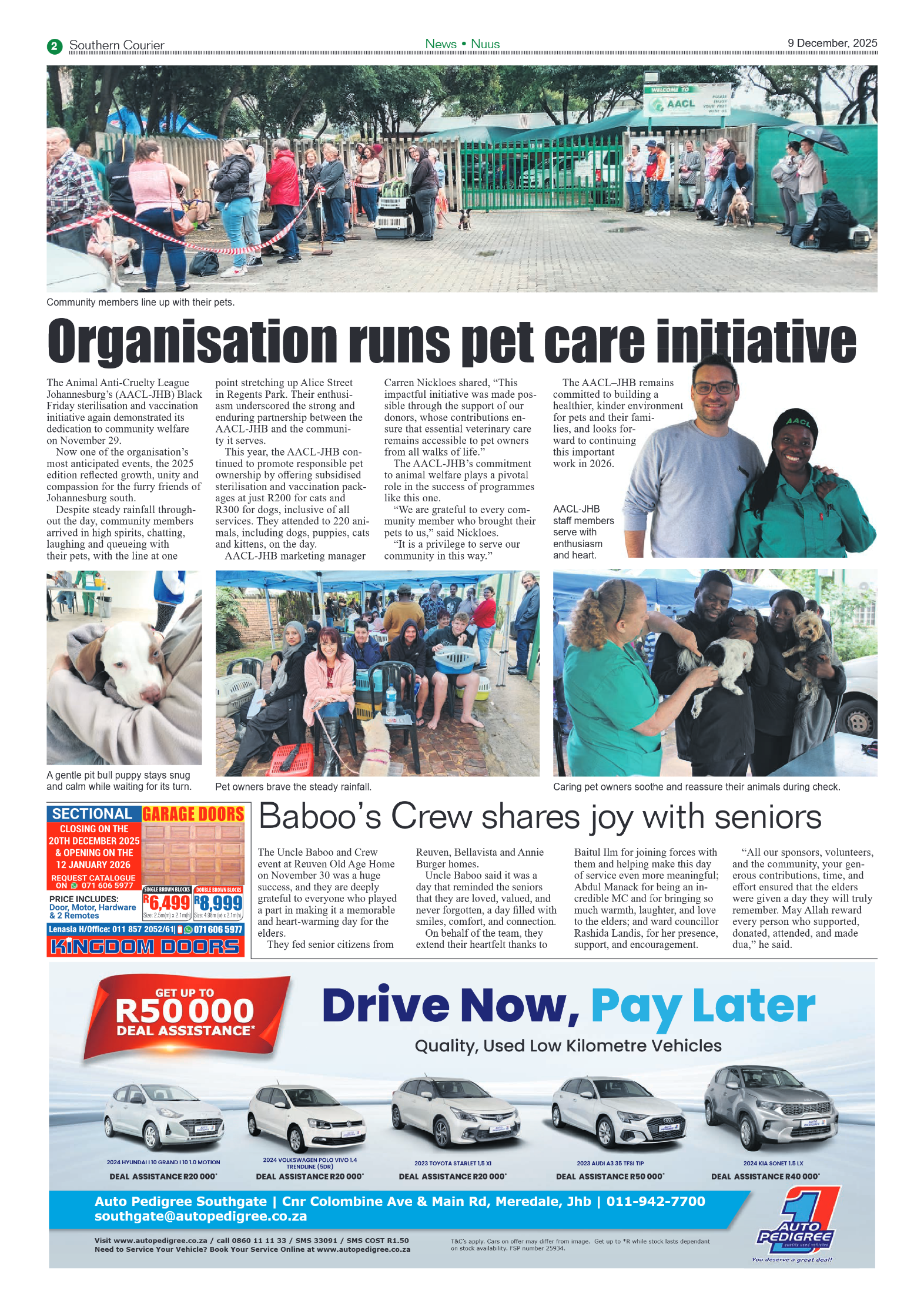 Southern Courier 9 December 2025 page 2