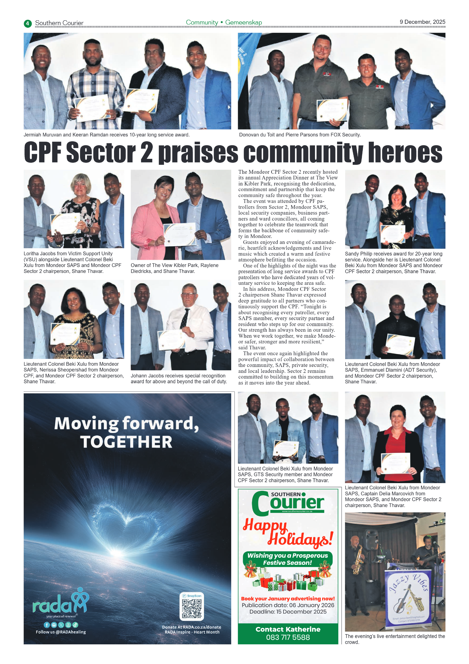 Southern Courier 9 December 2025 page 4