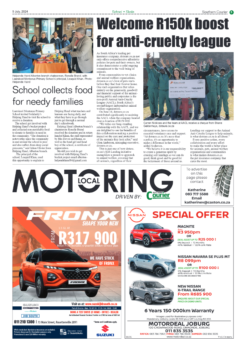 Southern Courier 9 July 2024 page 5