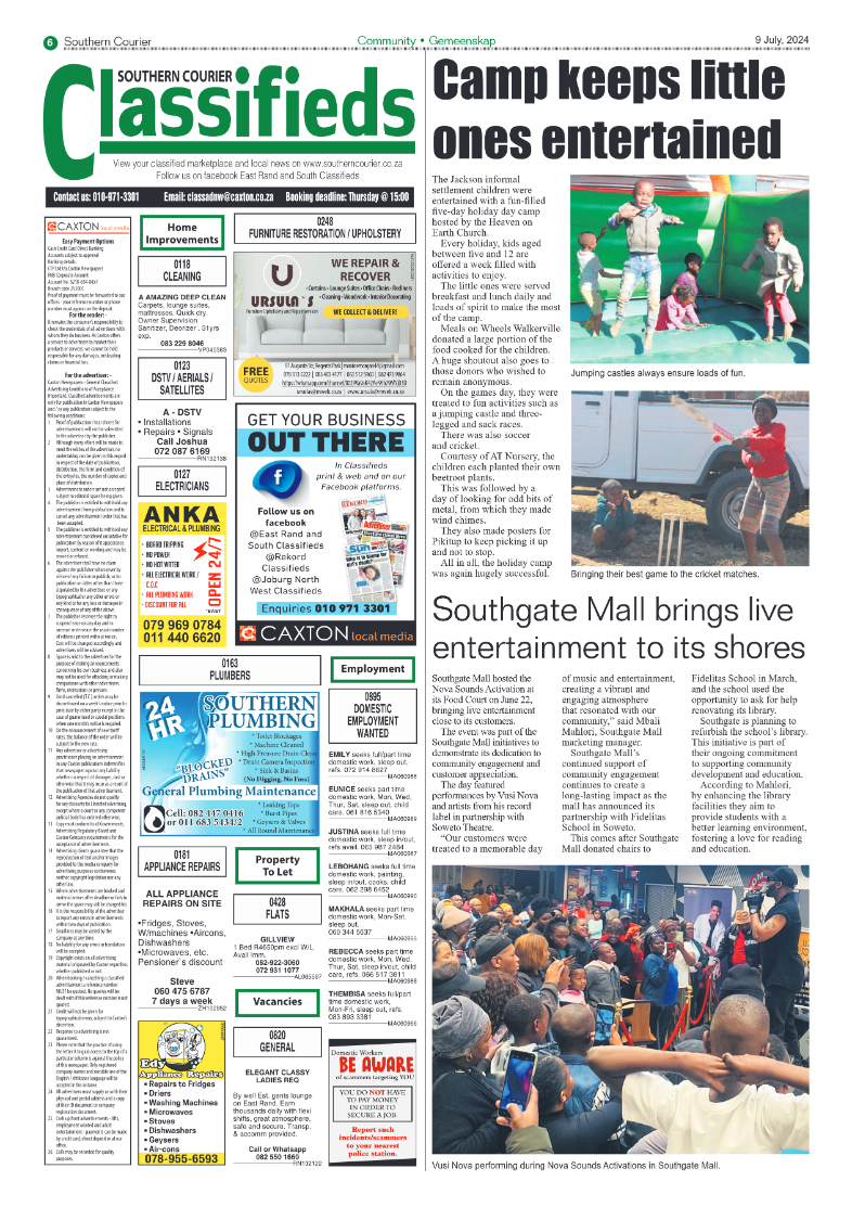 Southern Courier 9 July 2024 page 6