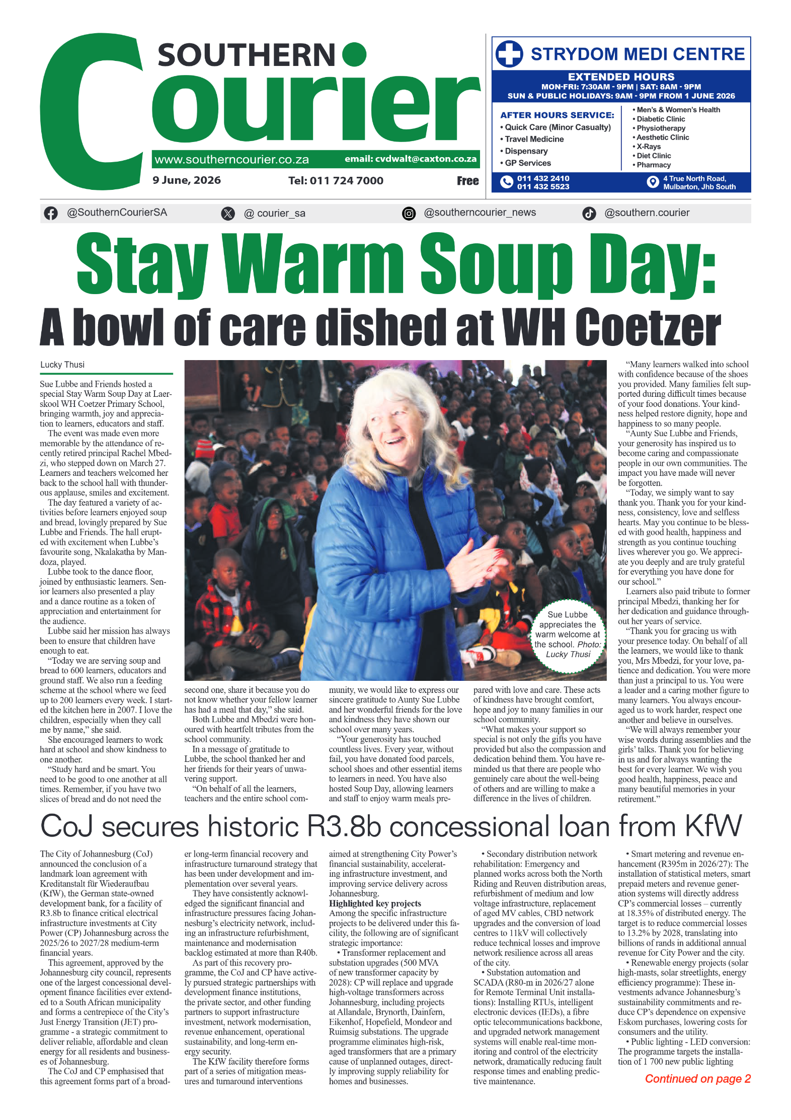 Southern Courier 9 June 2026 page 3
