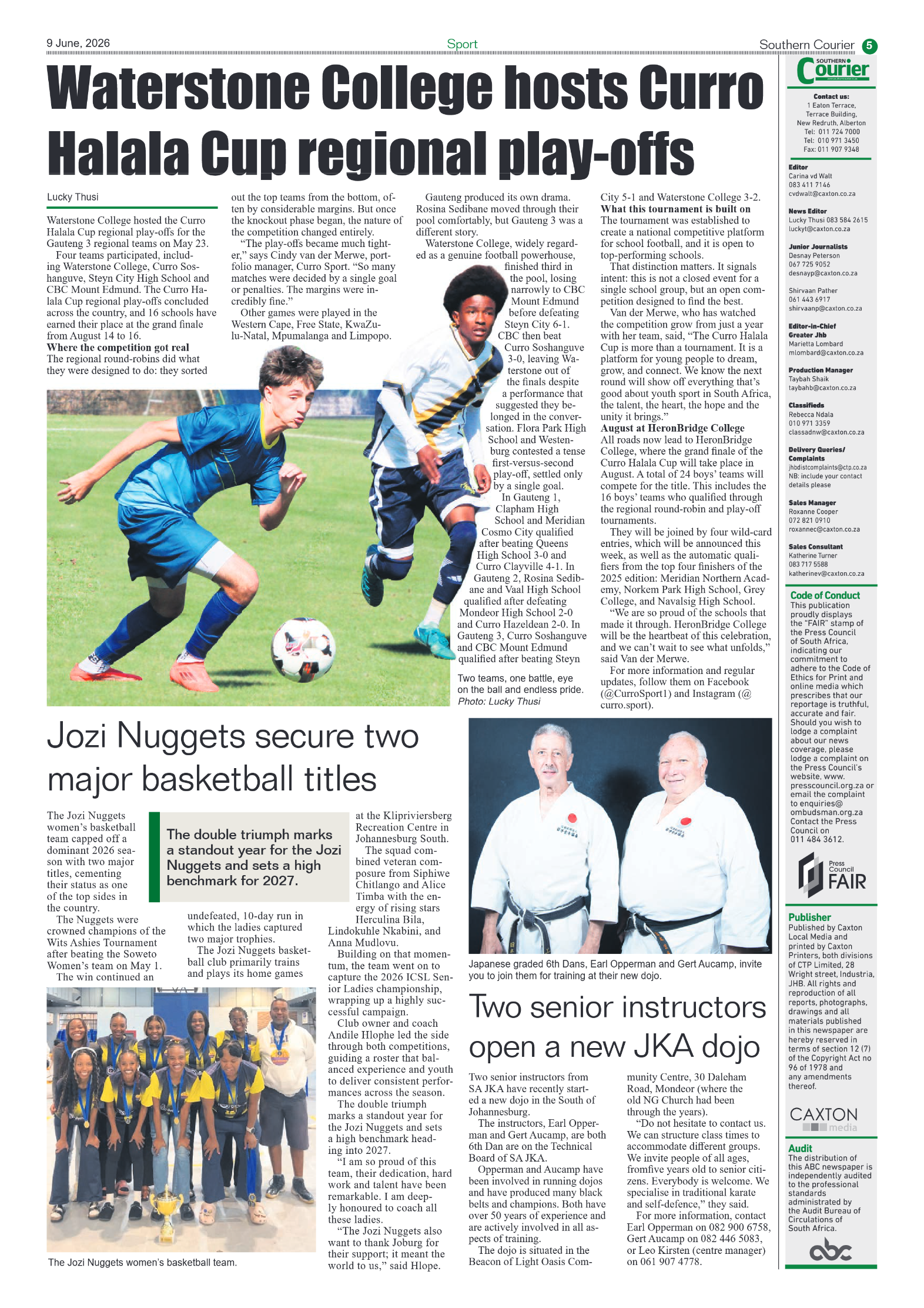 Southern Courier 9 June 2026 page 7