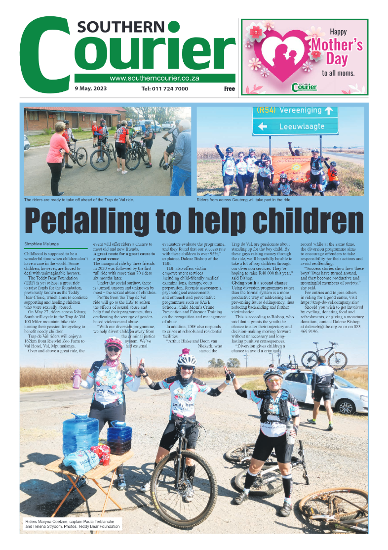 Southern Courier 9 May 2023 page 1