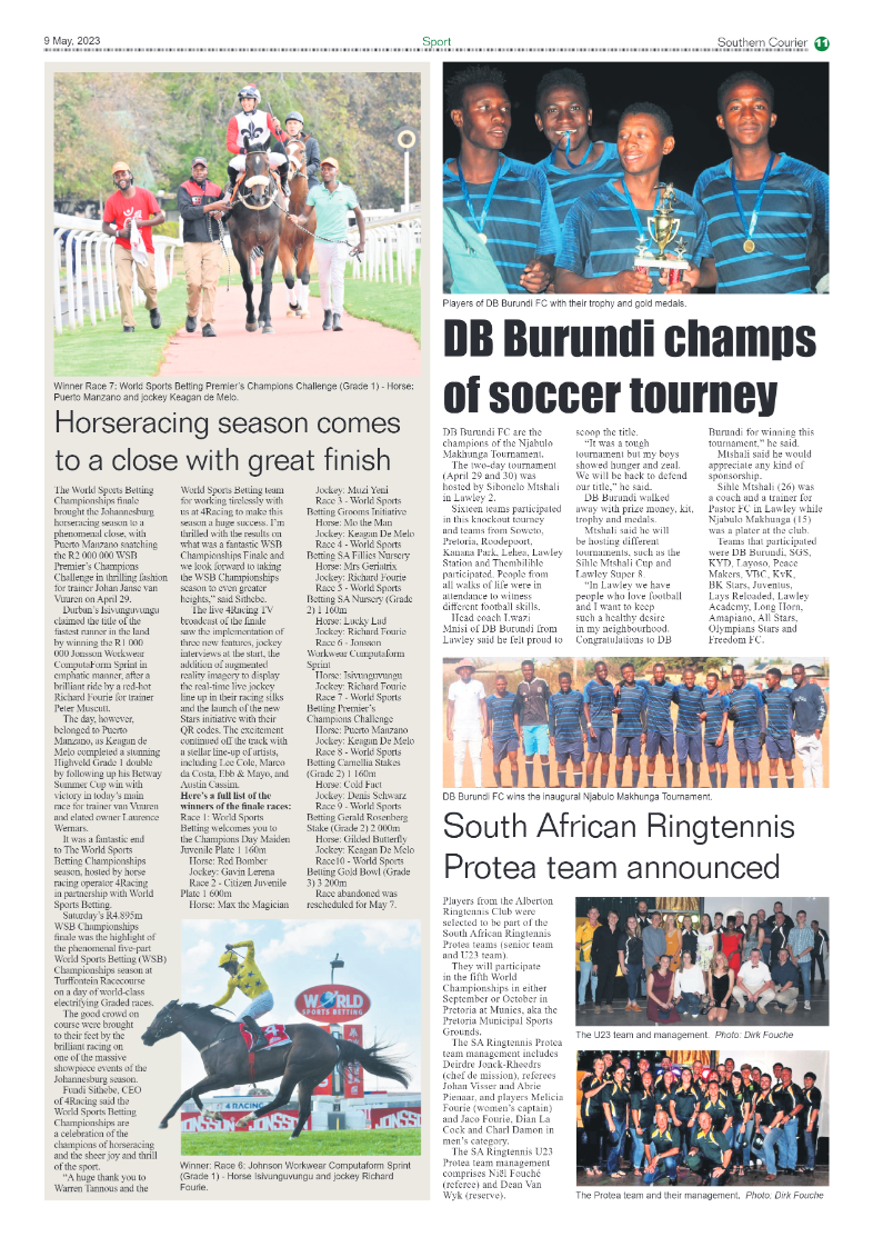 Southern Courier 9 May 2023 page 11