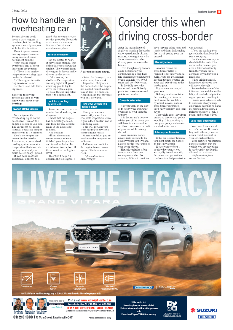 Southern Courier 9 May 2023 page 9