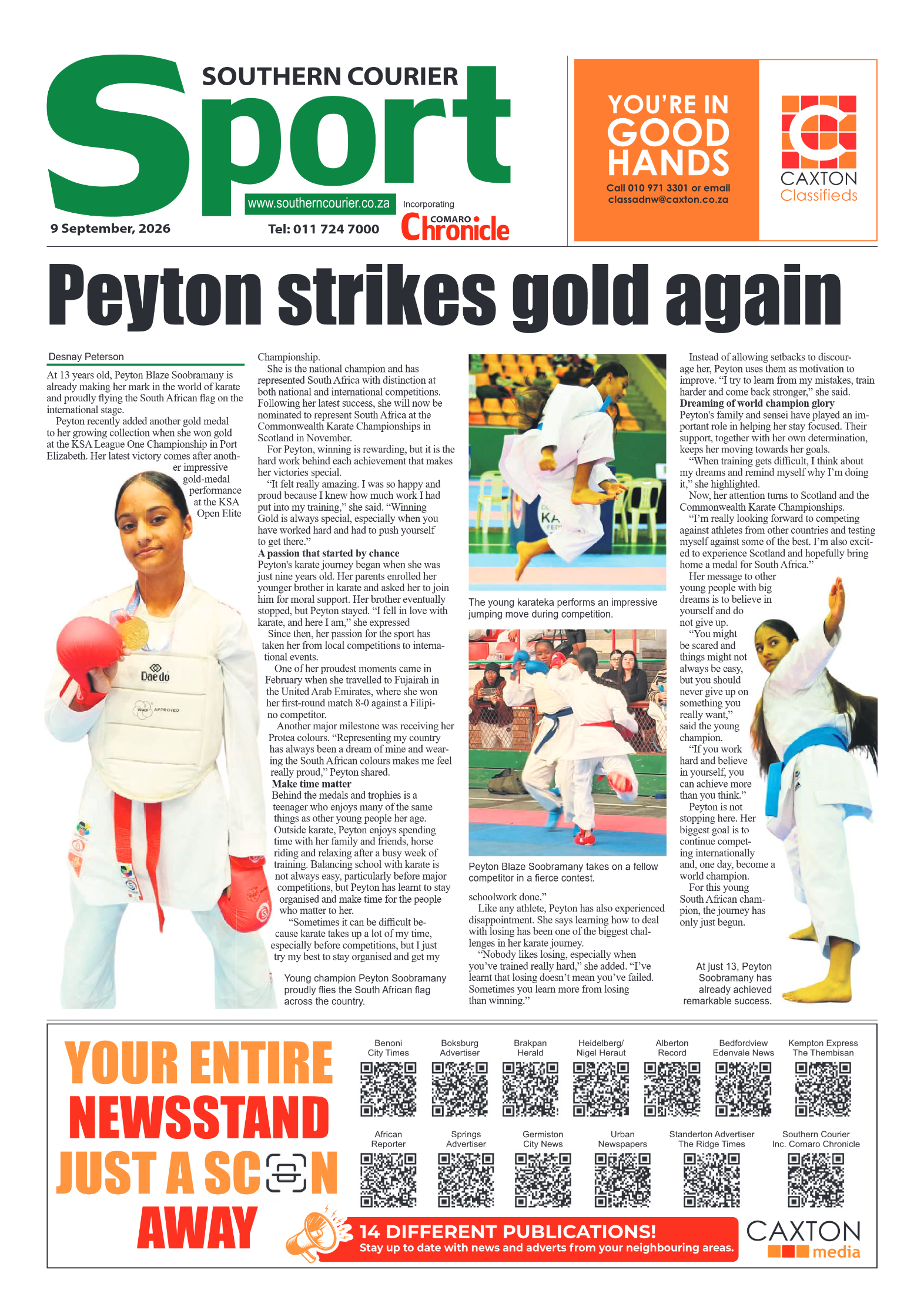 Southern Courier 9 September 2026 page 10
