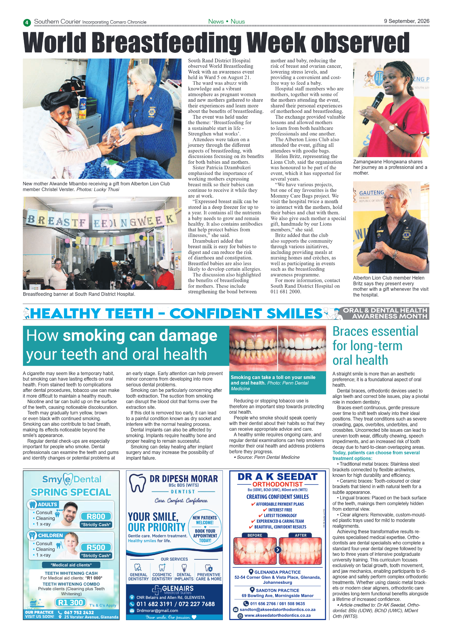 Southern Courier 9 September 2026 page 6